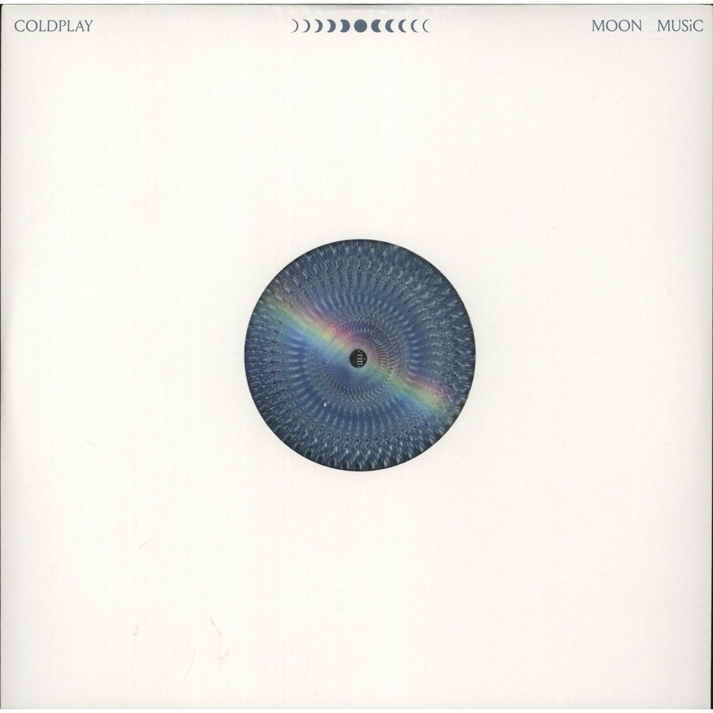 Coldplay Moon Music Zoetrope Picture Disc LP Limited Edition Numbered 2304/5000